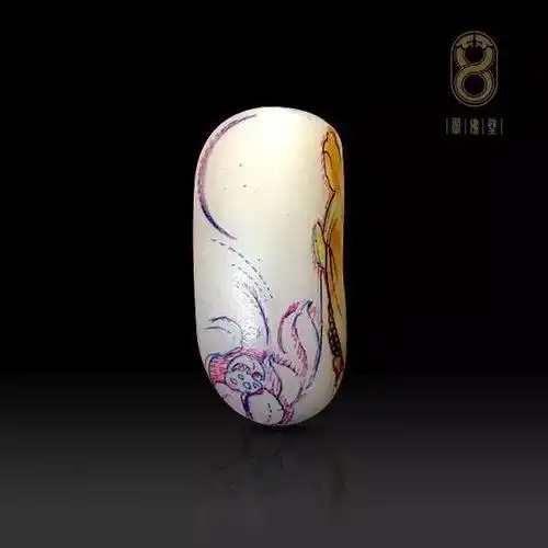 玉雕线稿,过程和成品.