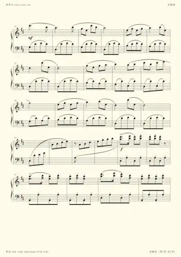 钢琴谱 - 庆翻身-叮当恋铜锣烧制作版