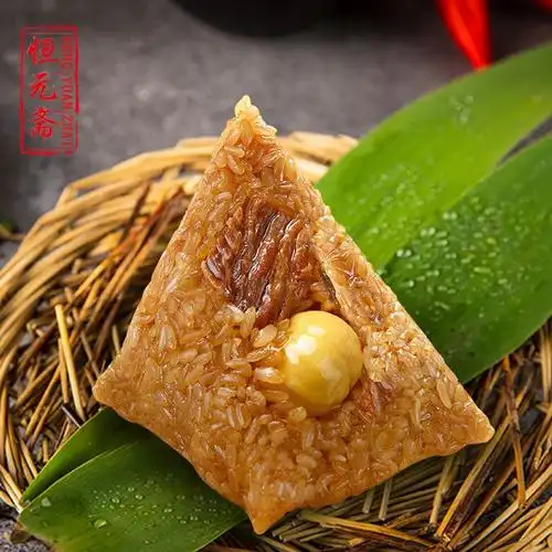 肉粽嘉兴粽子端午节真空真空包包装板栗鲜肉栗子粽子