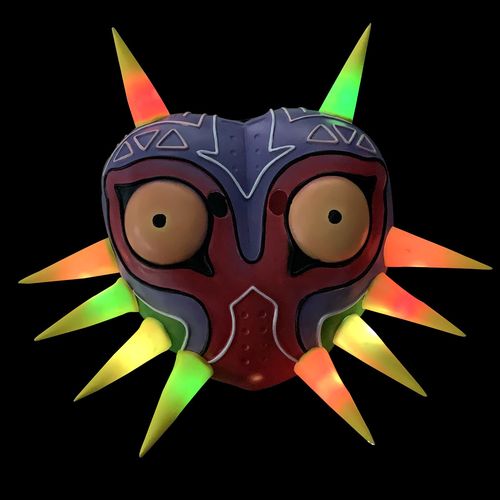 万圣节塞尔达传说乳胶发光面具梅祖拉面具假面舞会道具影视周边