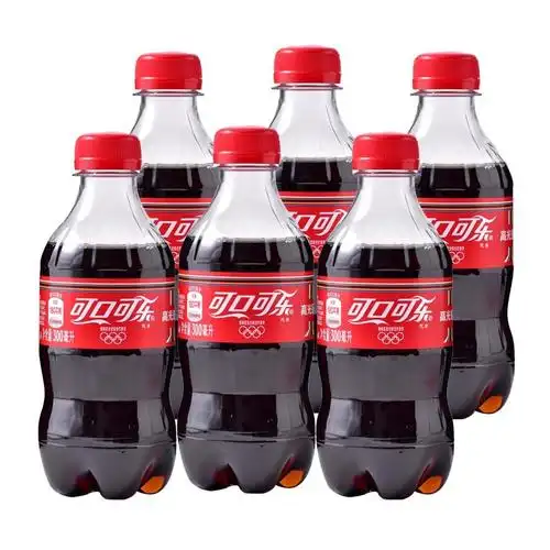 coca-cola 可口可乐 汽水 碳酸饮料 300ml*6瓶