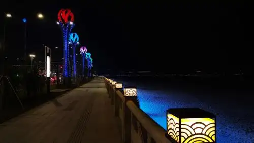 2019汕尾市区海边璀璨夜景先睹为快