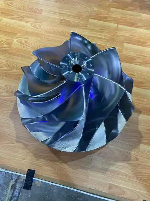 离心式空压机叶轮设计制作_客户_钛合金_生产