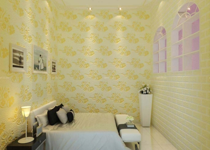 主卧硅藻泥装修效果图