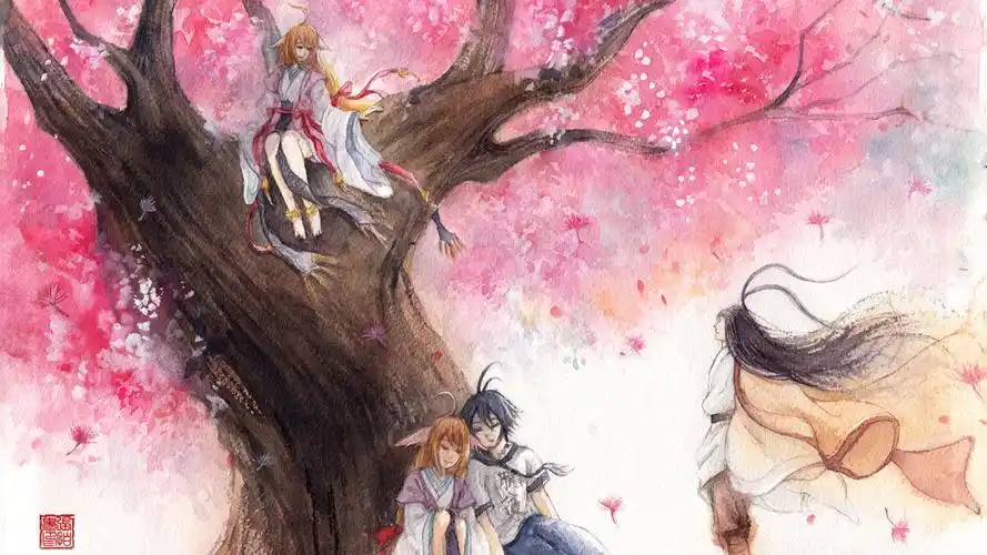 狐妖小红娘涂山红红东方月初涂山苏苏白月相思树下壁纸