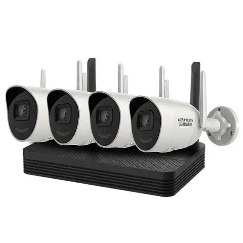 海康威视无线wifi监控器全套设备套装超市商用4路摄像头手机远程