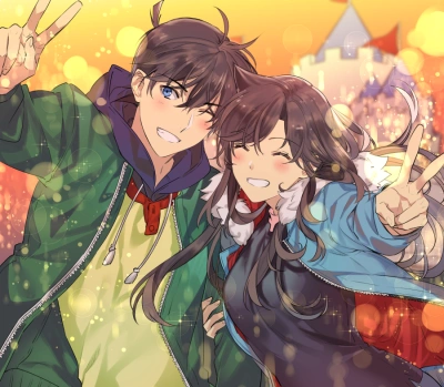 名侦探柯南毛利兰工藤新一