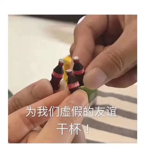 为我们虚假的友谊干杯 - 斗图表情包 - 金馆长表情库 - 真正的斗图