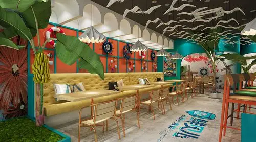 小海海鲜大咖店面设计