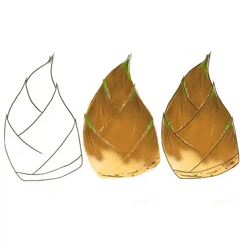 竹笋|插画|创作习作|不洗头乐 - 原创作品 - 站酷 (zcool)