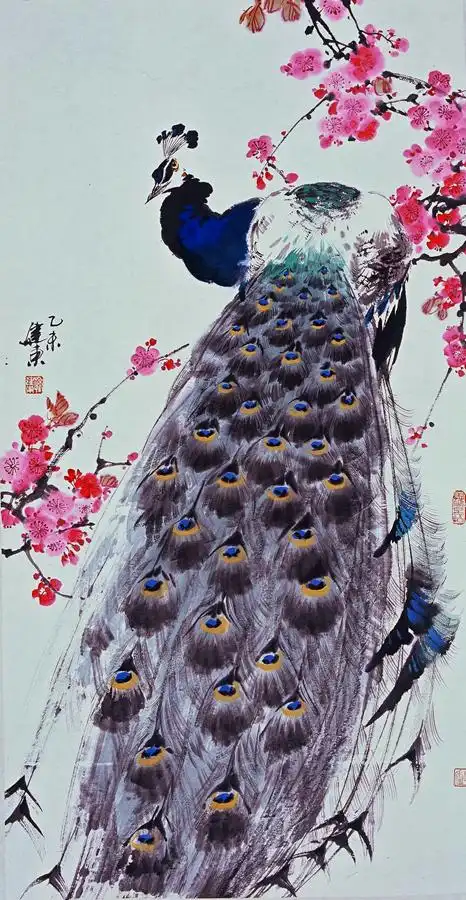 大气典雅华美吉祥著名画家孙建东