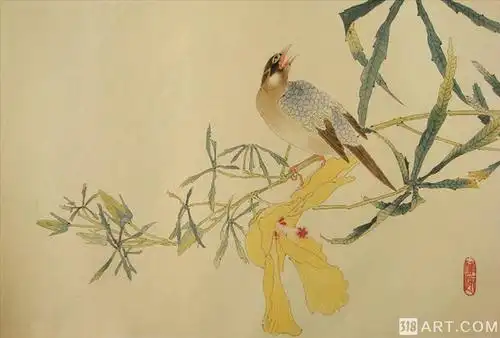 程序_工笔册页之三_花鸟_国画_318艺术商城_首家学院原创艺术品交易