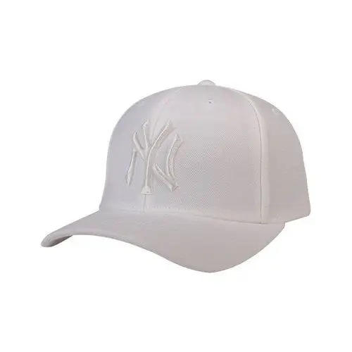 mlb 美职棒纯白ny洋基队棒球帽 经典男女通用遮阳帽 32cpie711-50w