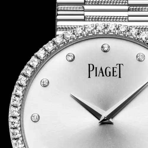 white gold diamond ultra-thin mechanical watch g0