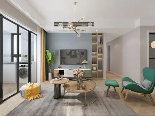 金科·海昱东方118平方北欧装修效果图