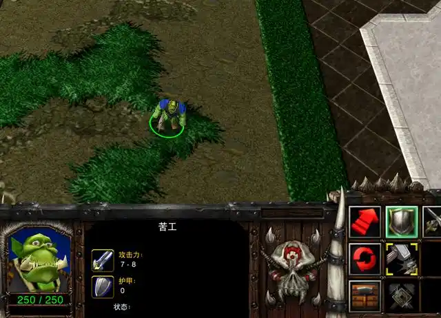 魔兽争霸3:为兽族辛苦劳作,经常被偷袭,还当承伤工具人的苦工