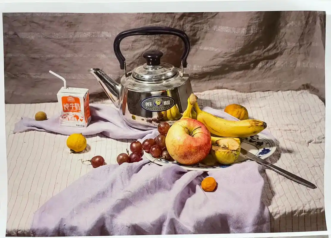 不锈钢水果类色彩静物网课示范