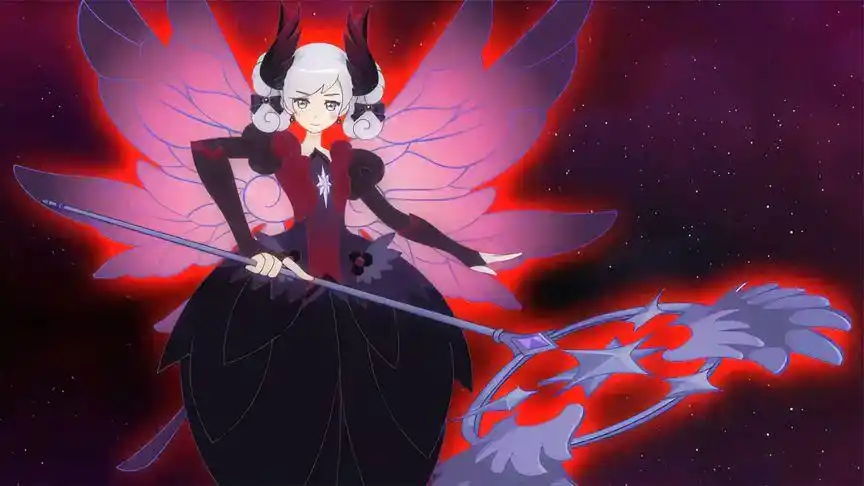 小花仙:小爱用最强攻击百花缭乱,黑化安琪儿反击,使用黑暗深渊-母婴