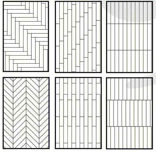木纹砖铺贴方案