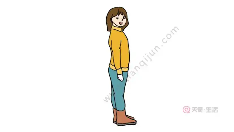 侧面人物简笔画怎么画