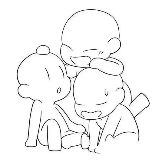 绘画素材 #板绘 #插画 #绘画模板 - 抖音