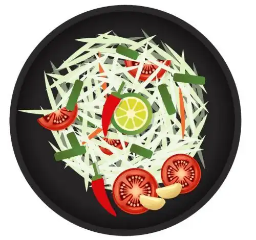 土豆丝的画法简笔画