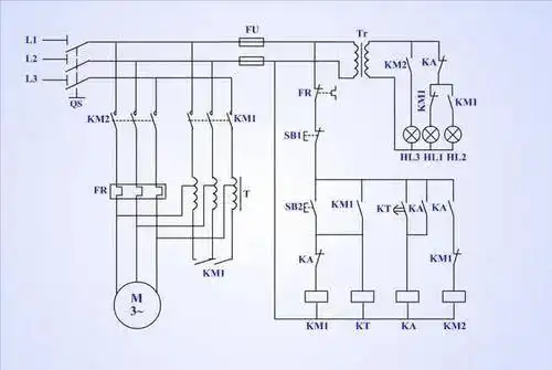 交流变压器接线原理图