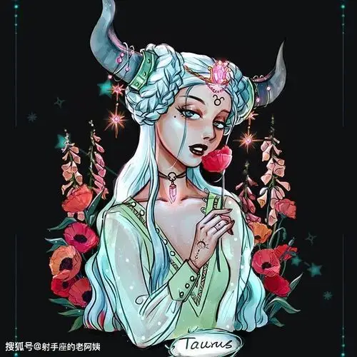 画师绘制12星座小姐姐狮子座是阳光少女射手座是高颜值女