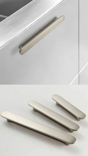 高档现代简约北欧柜门拉手轻奢橱柜抽屉电视柜把手小单孔黑色拉手