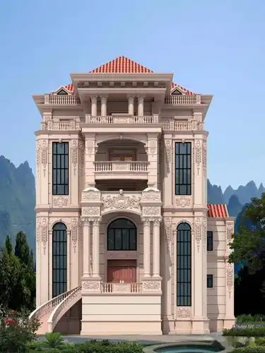 最新石材别墅外墙效果图,收藏起来慢慢看!_装饰