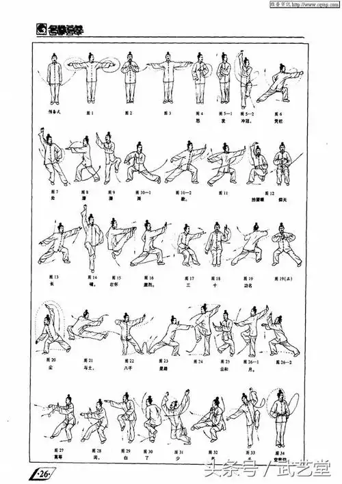 岳飞拳拳术武术内外家拳