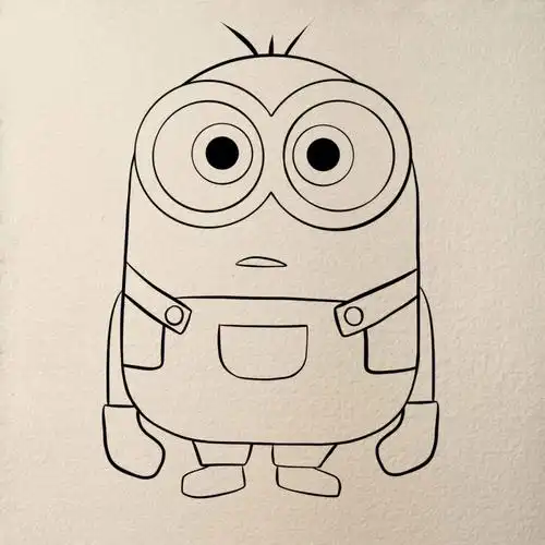 简笔画78小黄人78