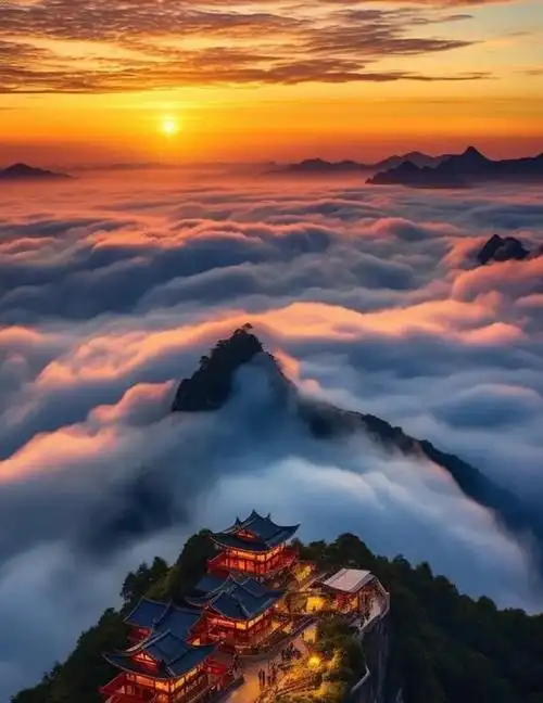 云顶天宫,这个名字让人联想到神话传说中的仙境.