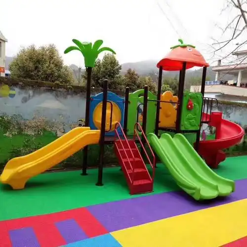 幼儿园大型滑滑梯儿童室外小博士组合塑料小区公园户外游乐设备 - 贝
