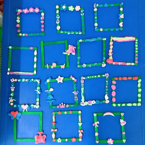 大班手工课程《相框diy 》