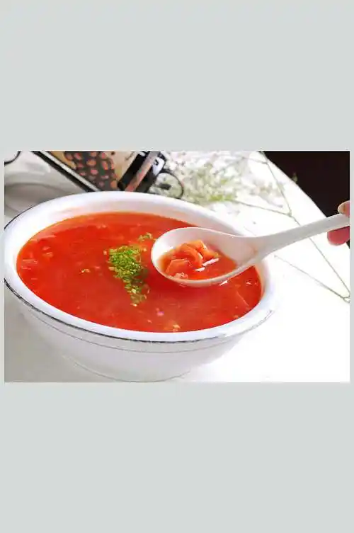 热番茄牛尾汤元份