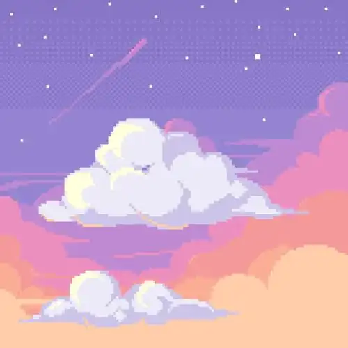 多彩像素蒸汽波风