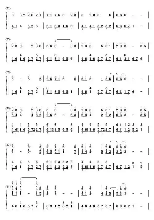 初见钢琴谱简谱-虫虫乐谱