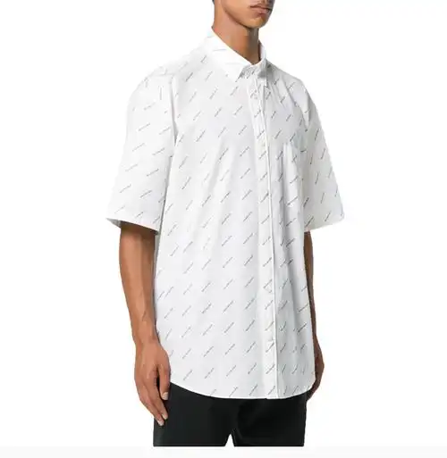 【balenciaga巴黎世家 男士短袖衬衫】【包邮包税】balenciaga
