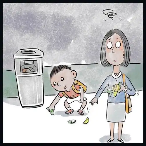 讲卫生 不乱扔垃圾