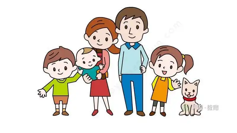 全家福照片简笔画 全家福画法简单又好看