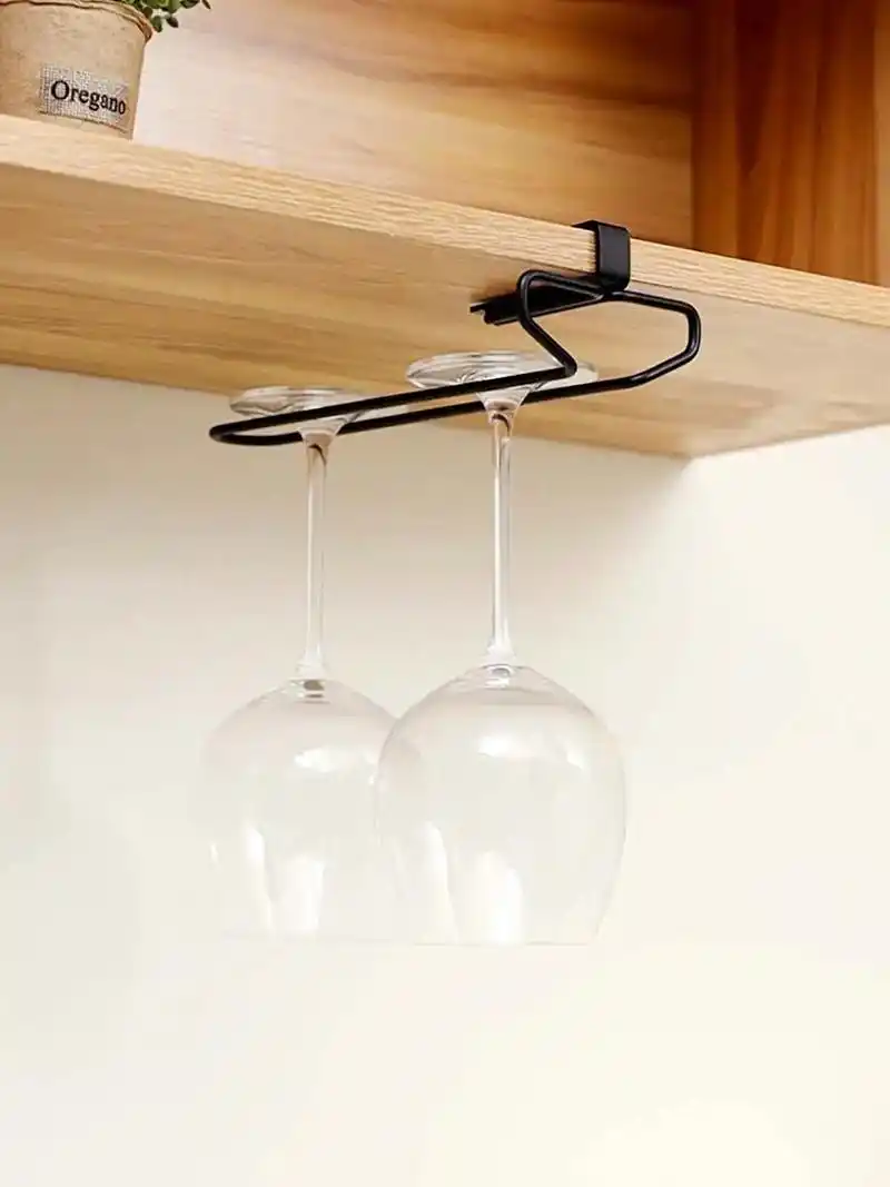 不锈钢酒杯架,沥水收纳一架搞定!家里有红酒杯的小伙伴看过来~ - 抖音