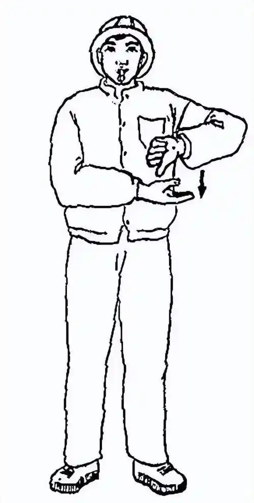 起重机手势信号作业指挥