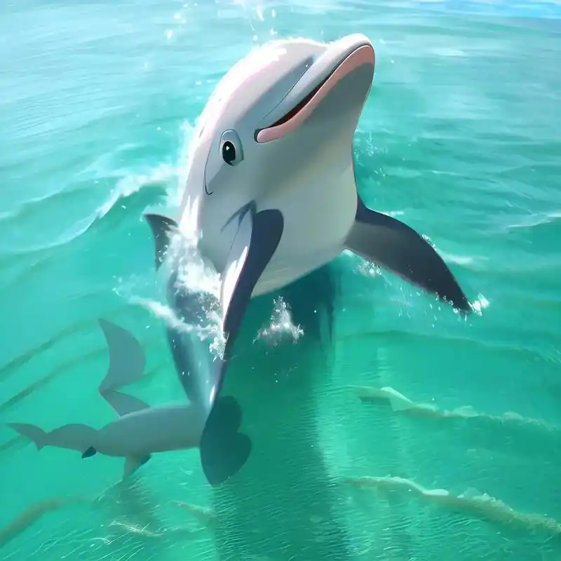 海豚是除人类以外,最聪明的动物,海豚好奇心重,愿 - 抖音