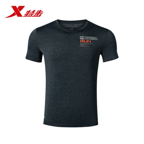 【释冰科技】特步运动短袖男夏季新款男子轻薄透气圆领跑步t恤衫