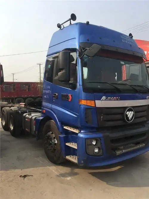 出售二手17年欧曼etx牵引车360马力潍柴国五排放