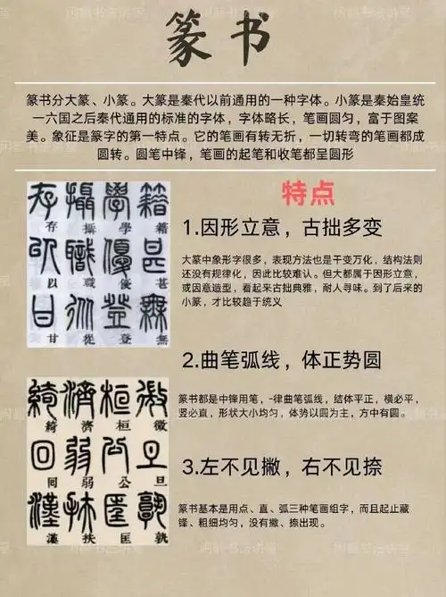 书法入门必看,一篇看懂中国书法五大书体