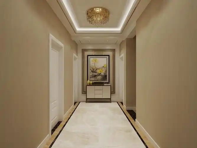 200平米现代复式走廊吊顶装修设计效果图大全