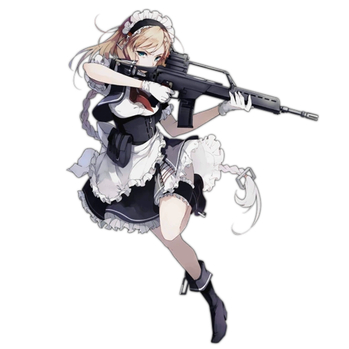 少女前线官方人物立绘图片之突击步枪类四星含大破图鉴