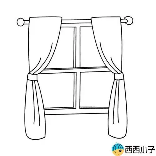 窗户简笔画简单又漂亮窗户简笔画图片大全